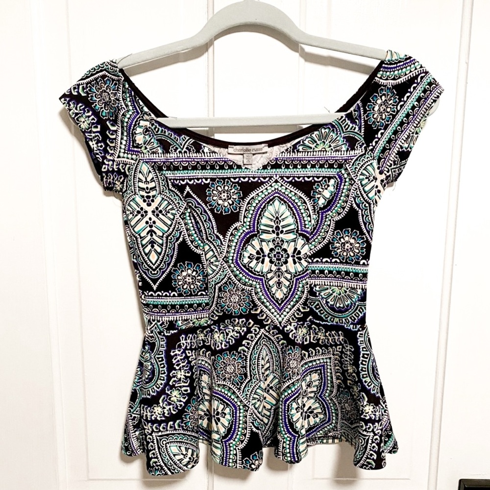 charlotte russe- dress shirt xsmall